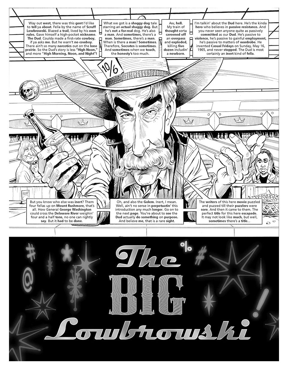 "CLAPTRAP" Original Art- "The Big Lowbrowski" Page 1!