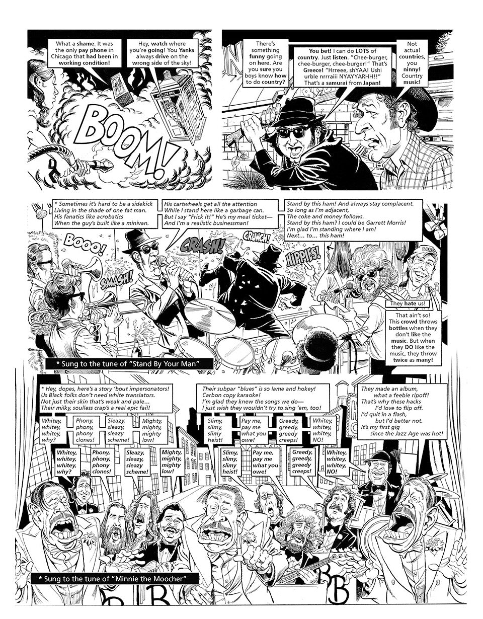 "CLAPTRAP" Original Art- "The Blues Blunder" Page 6!