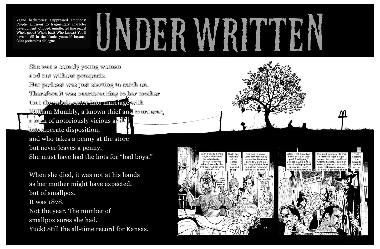 "CLAPTRAP" Original Art- "Unforgiven" Opening Splash!