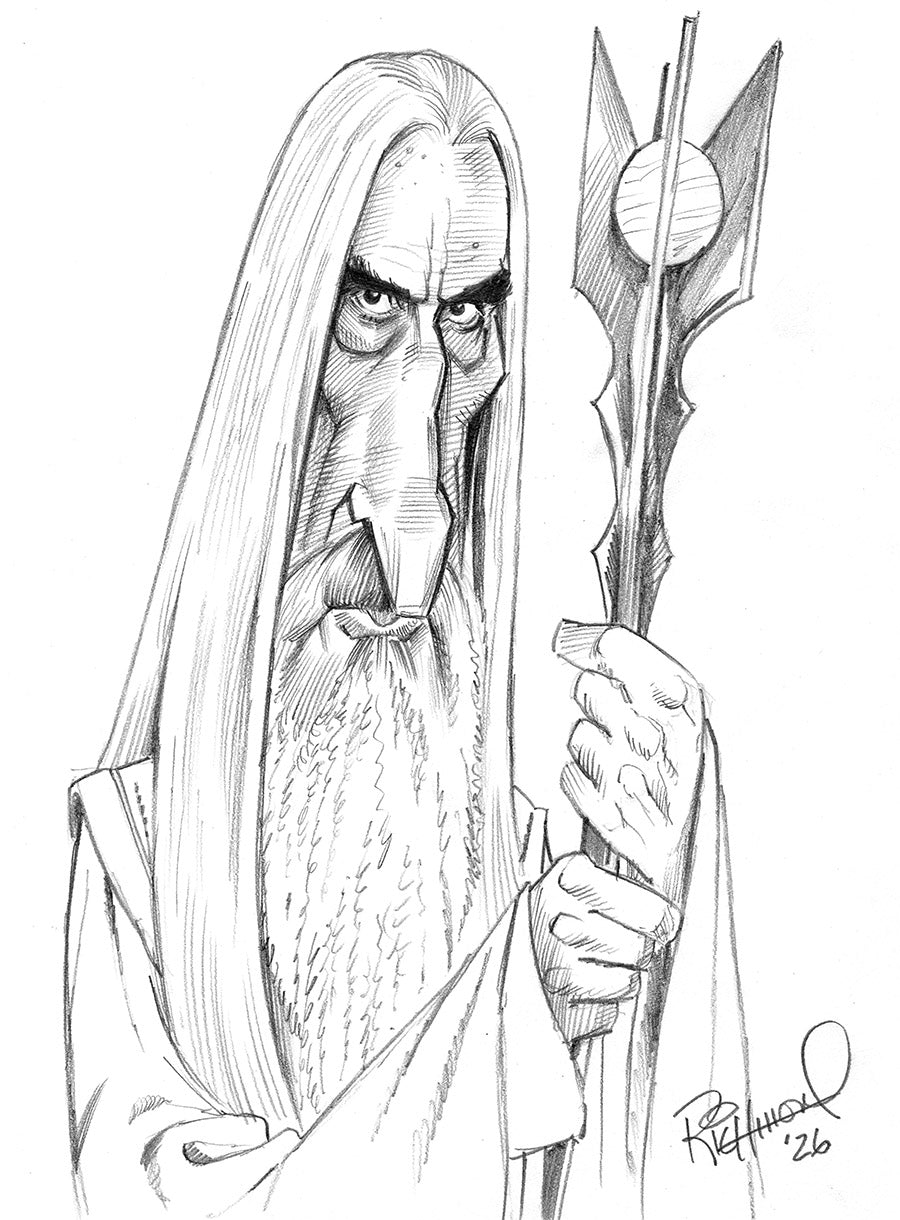 Sketch o’the Week: Christopher Lee!
