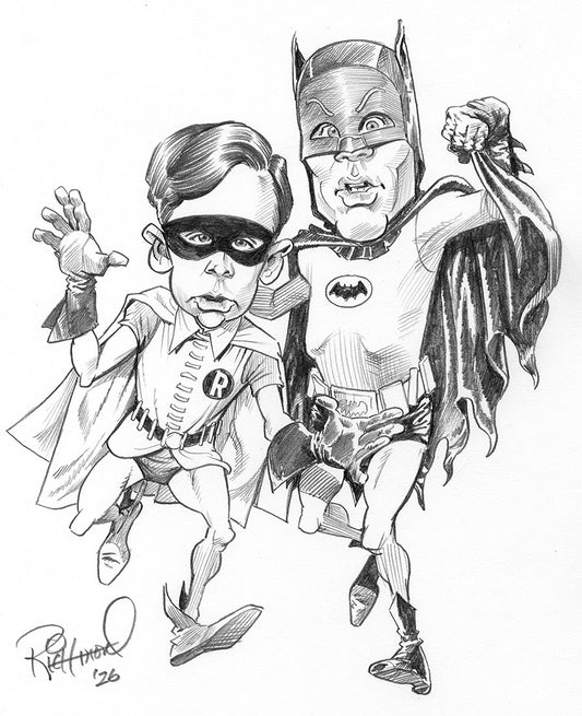 Sketch o’the Week: Adam West and Burt Ward!