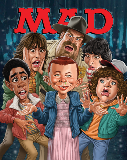 “Stranger Things” MAD #548 Cover Print!