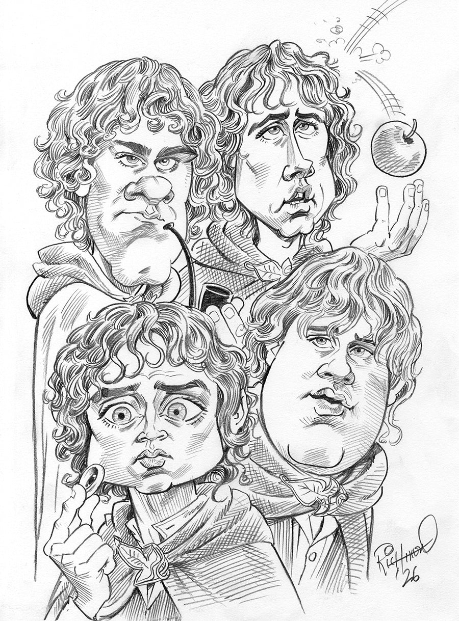 Sketch o’the Week: Hobbits!