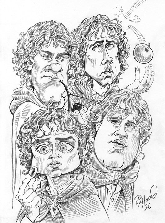 Sketch o’the Week: Hobbits!