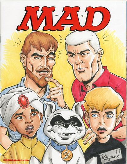 MAD Mock Sketch Cover Comic Con Commission!