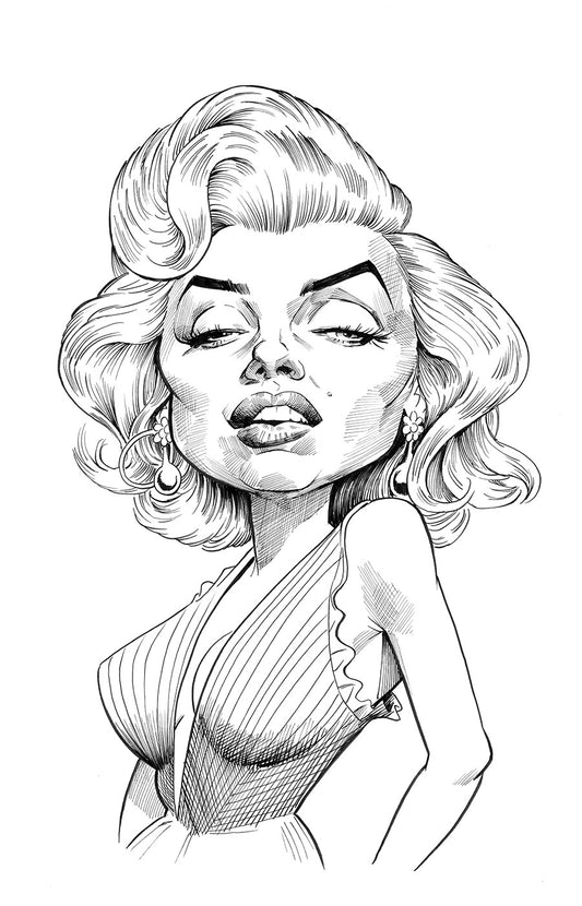 "Marilyn Monroe" Original Art!